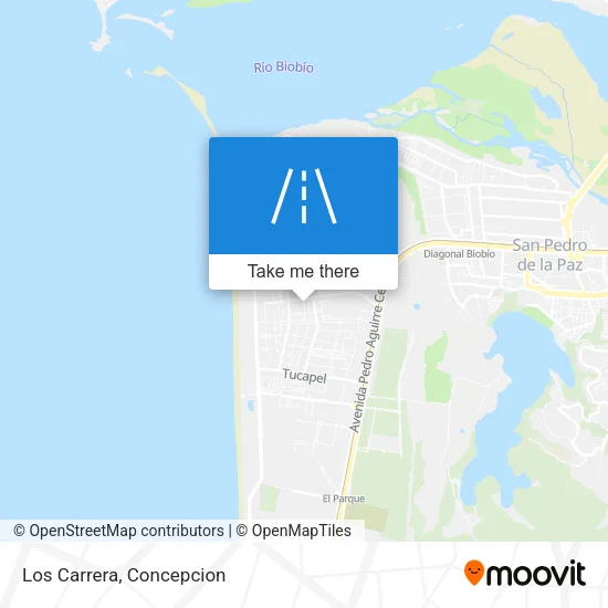 Los Carrera map