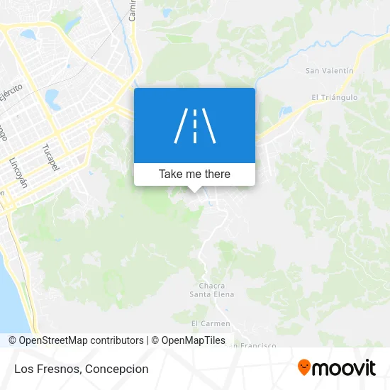 Los Fresnos map