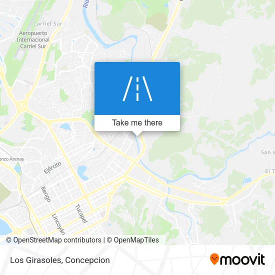 Los Girasoles map