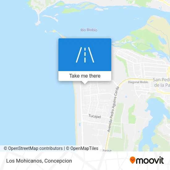 Los Mohicanos map