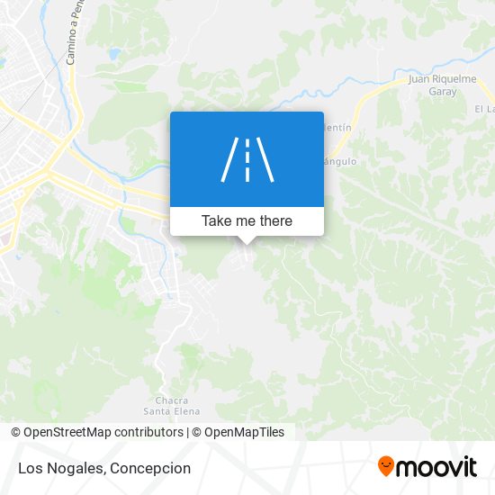 Los Nogales map