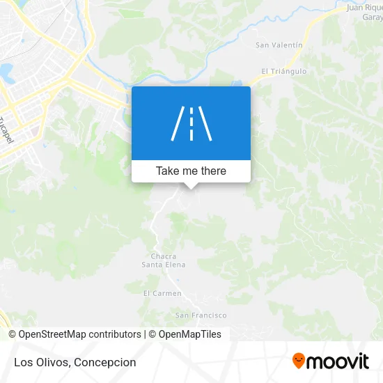 Los Olivos map