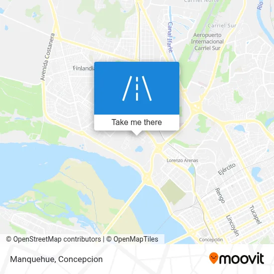 Manquehue map