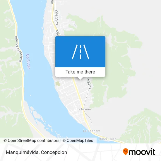Mapa de Manquimávida