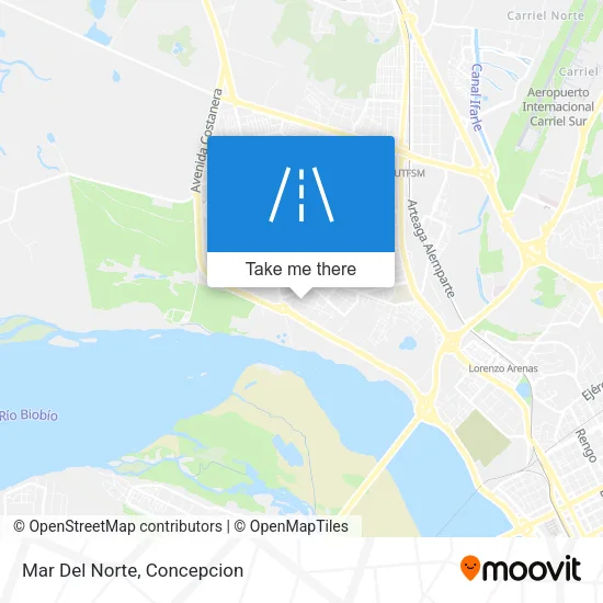 Mar Del Norte map
