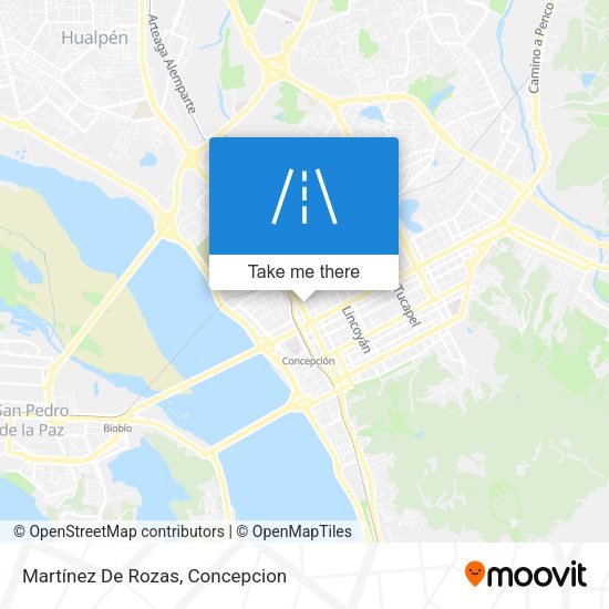 Mapa de Martínez De Rozas