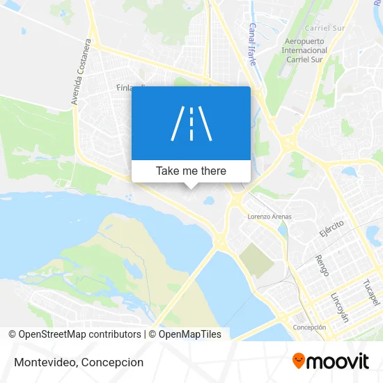 Montevideo map