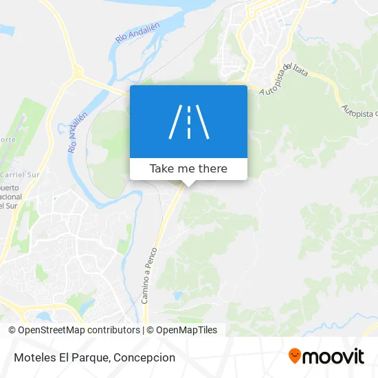Moteles El Parque map