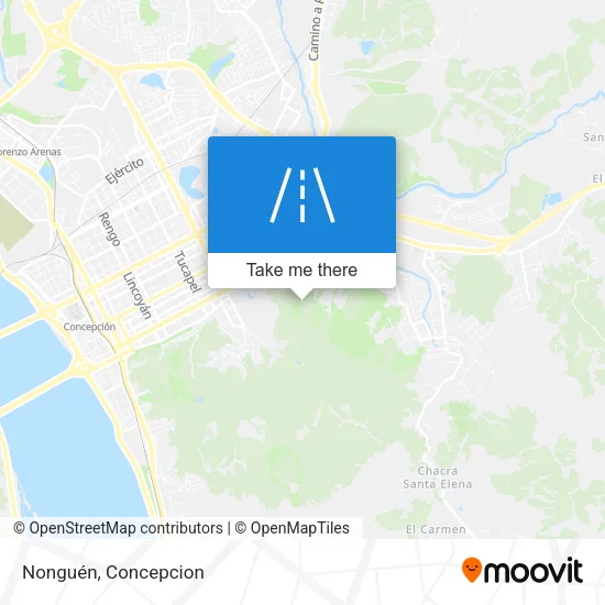 Nonguén map