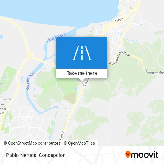 Mapa de Pablo Neruda