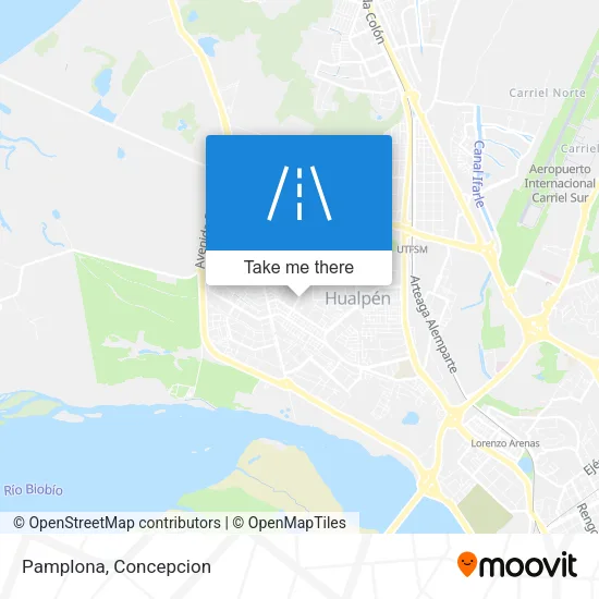 Pamplona map