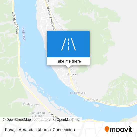 Mapa de Pasaje Amanda Labarca