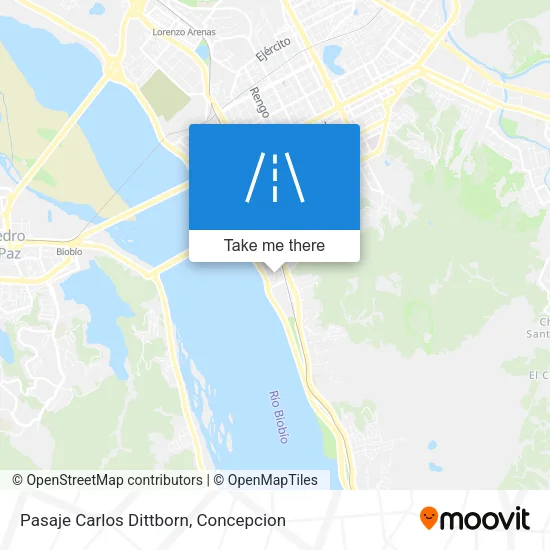 Mapa de Pasaje Carlos Dittborn