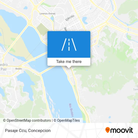 Pasaje Ccu map