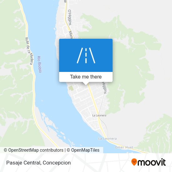 Mapa de Pasaje Central