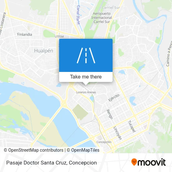 Pasaje Doctor Santa Cruz map