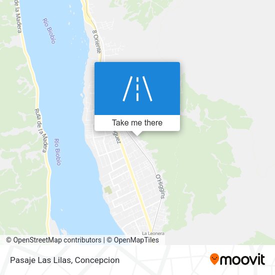 Mapa de Pasaje Las Lilas