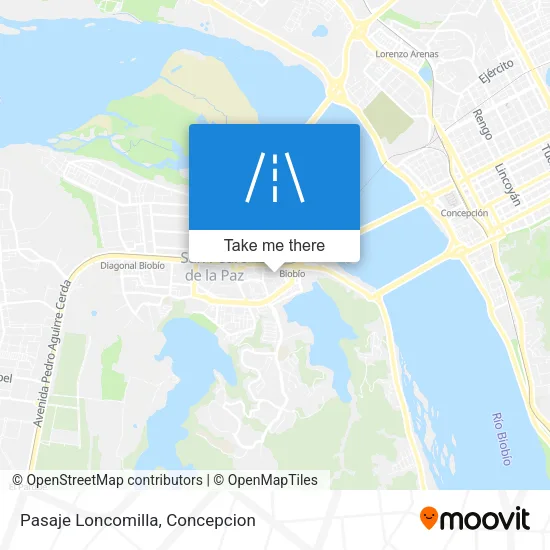 Mapa de Pasaje Loncomilla