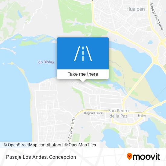 Mapa de Pasaje Los Andes