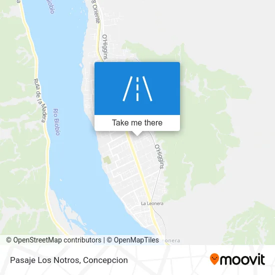 Mapa de Pasaje Los Notros