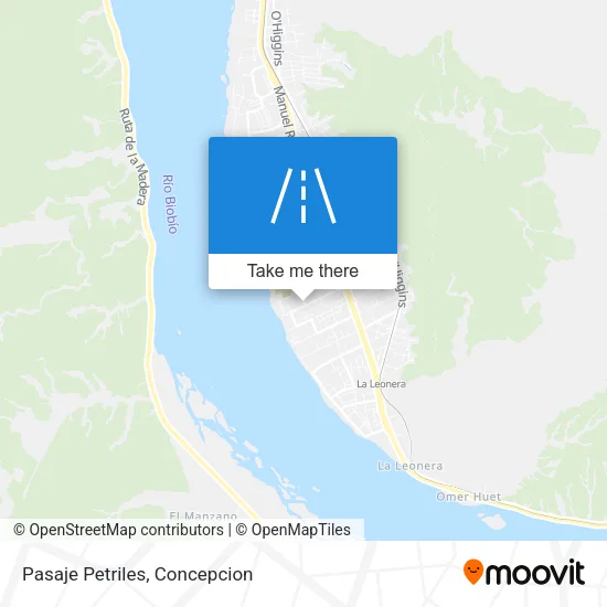 Pasaje Petriles map