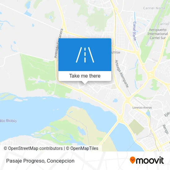 Mapa de Pasaje Progreso