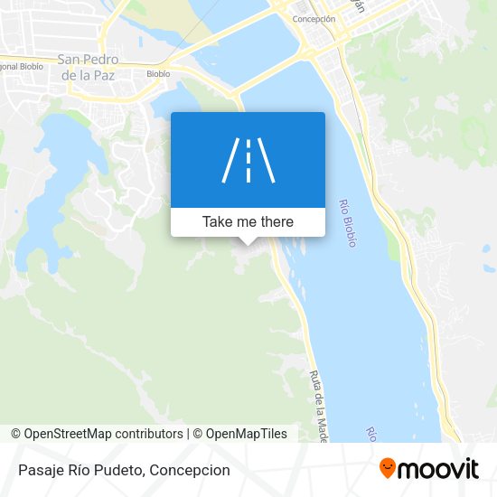 Mapa de Pasaje Río Pudeto