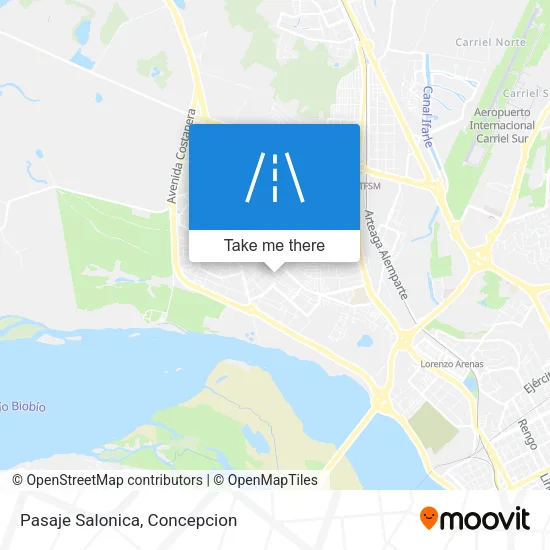 Mapa de Pasaje Salonica