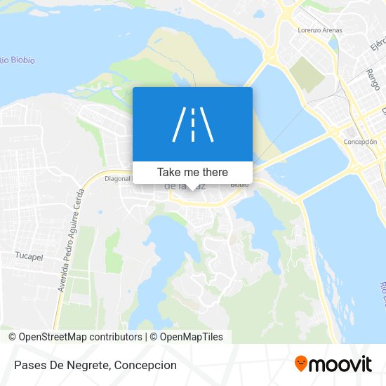 Mapa de Pases De Negrete