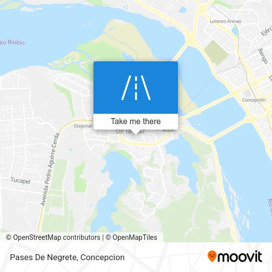 Mapa de Pases De Negrete
