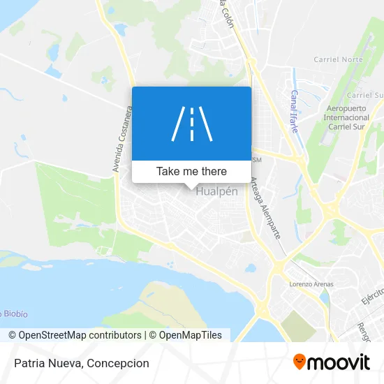 Mapa de Patria Nueva