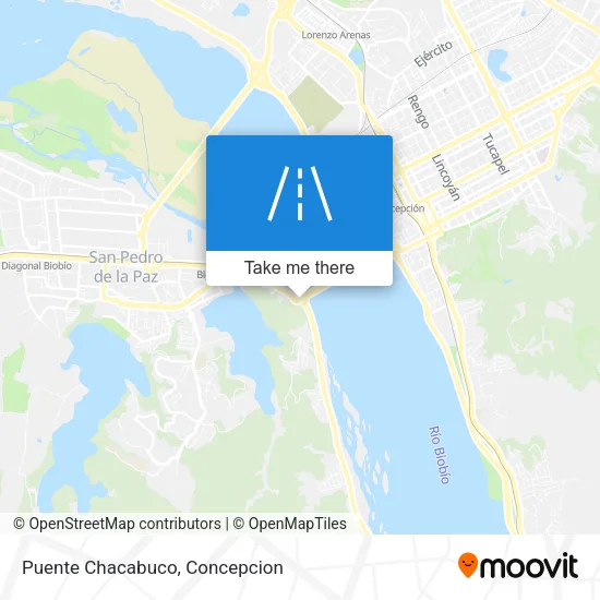 Puente Chacabuco map