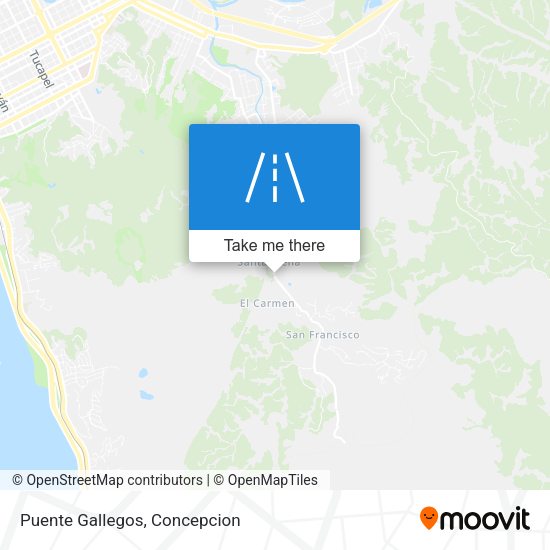 Puente Gallegos map