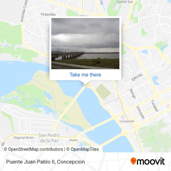 Mapa de Puente Juan Pablo II