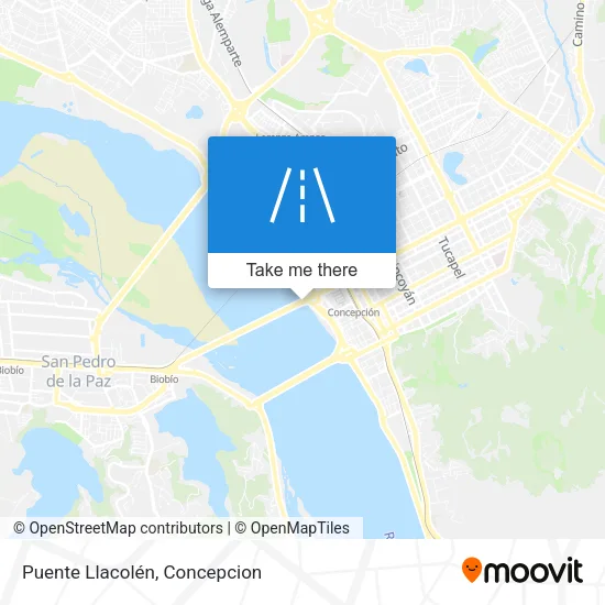 Puente Llacolén map