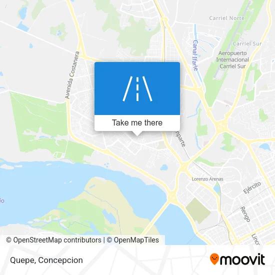 Mapa de Quepe