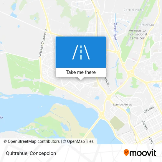 Mapa de Quitrahue