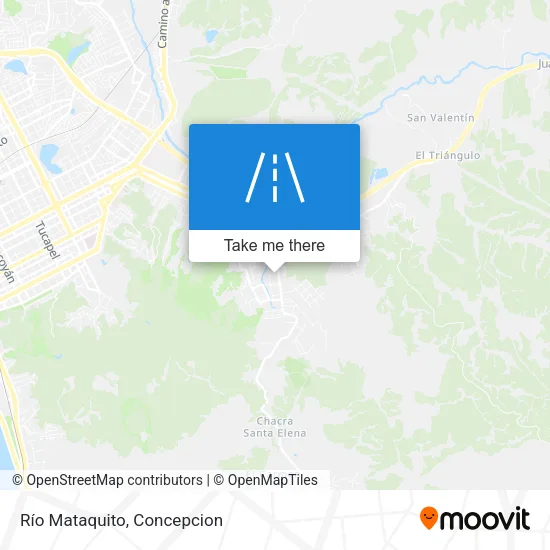 Río Mataquito map