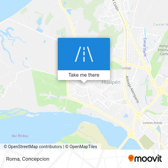Mapa de Roma