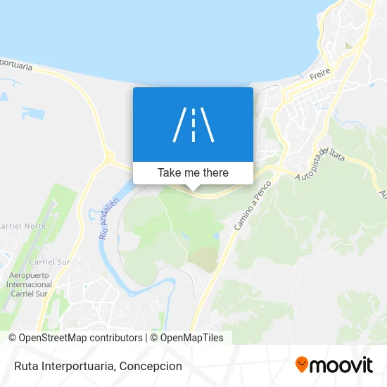 Ruta Interportuaria map