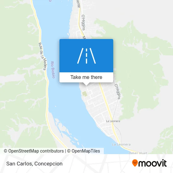 San Carlos map