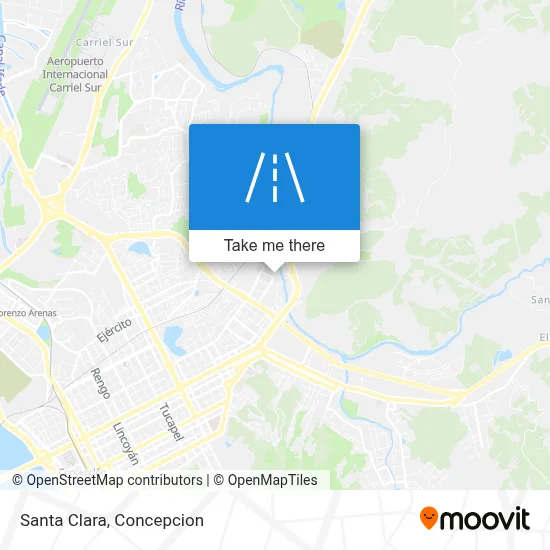 Santa Clara map