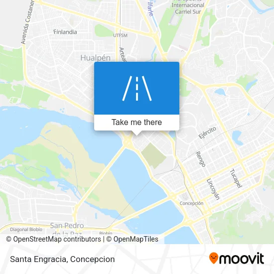 Santa Engracia map
