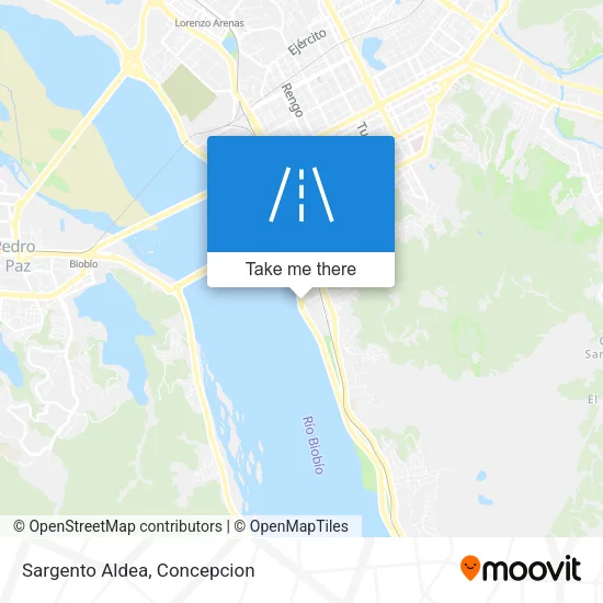 Sargento Aldea map