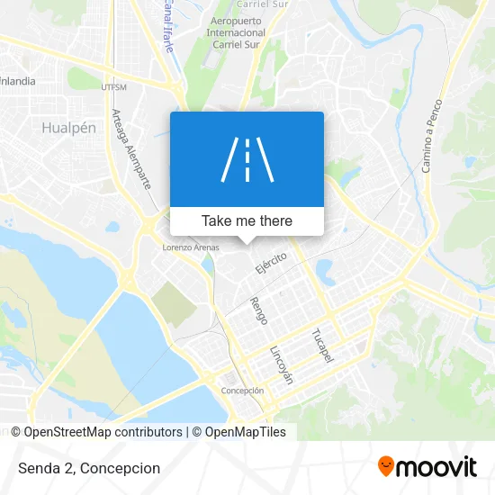 Senda 2 map