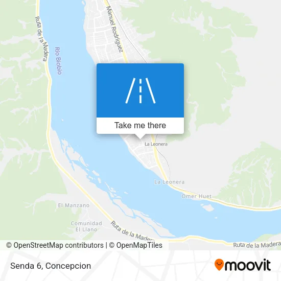 Senda 6 map