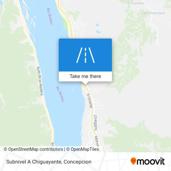 Subnivel A Chiguayante map