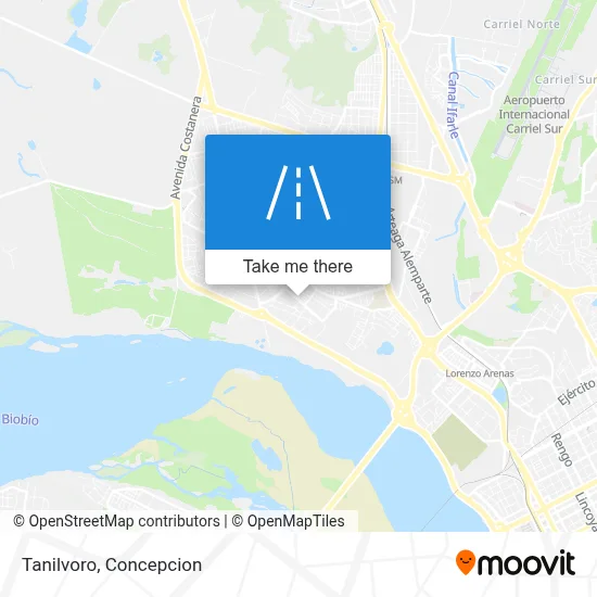 Tanilvoro map
