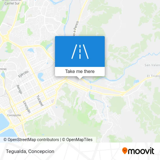 Tegualda map