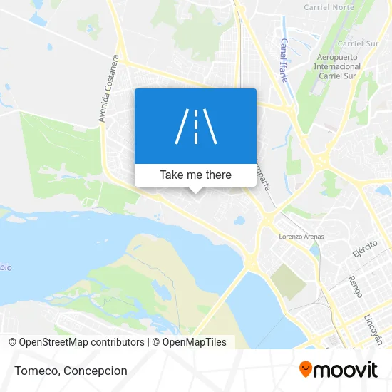 Mapa de Tomeco